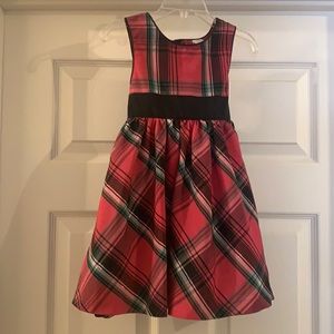 Girls 2T taffeta plaid Party Dress